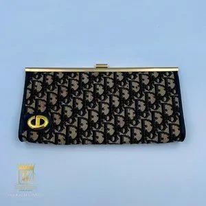 Dior | Bags | Christian Dior Trotter Vintage Kisslock Clutch Bag